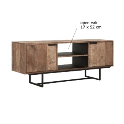 TV-meubel Teak Hout -BePureHome Verkoop 3 6