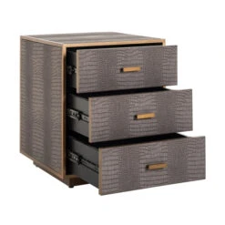 Nachtkastje Slangenleer Met Goud -BePureHome Verkoop 7534 4