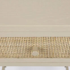 Beige Nachtkastje Met Rotan Lade -BePureHome Verkoop beige nachtkastje met rotan lade amaya bodio 04