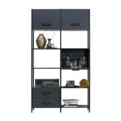 BePureHome Moderne Vakkenkast Mat Zwart 12 BePureHome Moderne Vakkenkast Mat Zwart -BePureHome Verkoop bepure legacy moderne vakkenkast mat zwart 04