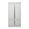 BePureHome Opbergkast Met Lambrisering -BePureHome Verkoop bepure organize witte bergkast met legplanken 01