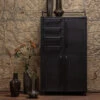 BePureHome Zwarte Kast Op Wielen -BePureHome Verkoop bepurehome black beauty zwarte kast op wielen 03 1