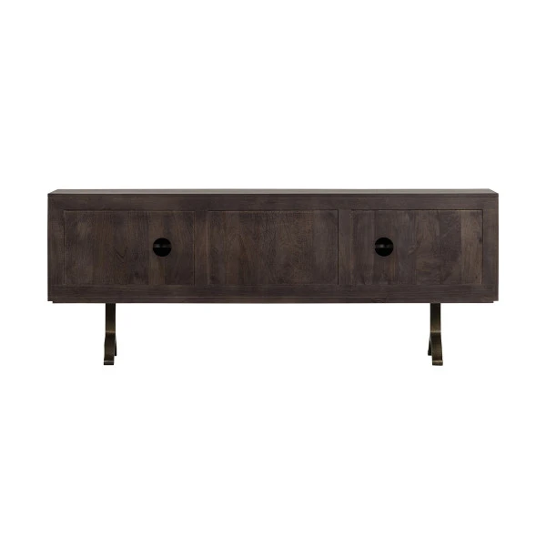 BePureHome Dressoir Mangohout Walnoot 5 BePureHome Dressoir Mangohout Walnoot - Afbeelding 5