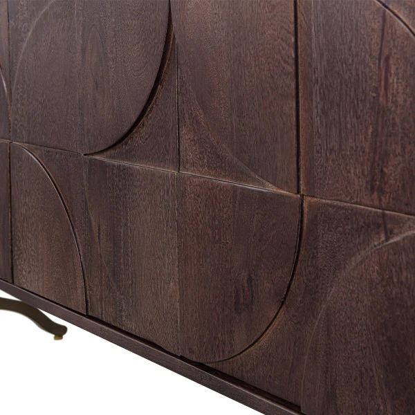 BePureHome Dressoir Mangohout Walnoot 7 BePureHome Dressoir Mangohout Walnoot - Afbeelding 7