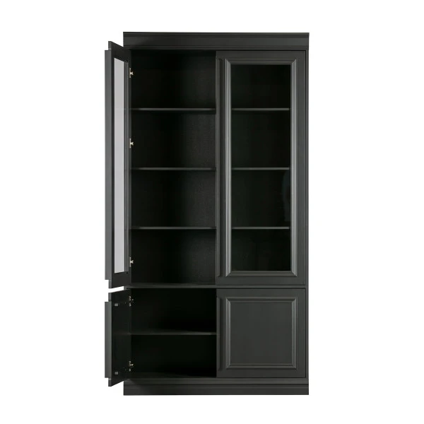 BePureHome Vitrinekast Mat Zwart 8 BePureHome Vitrinekast Mat Zwart - Afbeelding 8