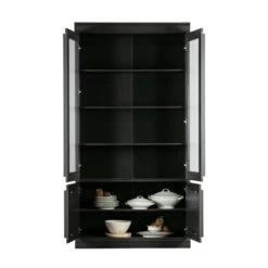 BePureHome Vitrinekast Mat Zwart 11 BePureHome Vitrinekast Mat Zwart -BePureHome Verkoop bepurehome organize vitrinekast mat zwart 08