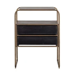 BePureHome Nachtkastje Met 2 Lades -BePureHome Verkoop bepurehome polite nachtkastje met 2 lades 04