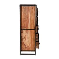 Wandkast Sheesham Hout 8 Wandkast Sheesham Hout -BePureHome Verkoop bergkast met laden lavis havel 04 800x800 1