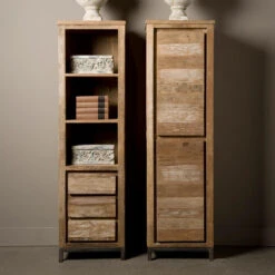 Boekenkast Teak Met Wit -BePureHome Verkoop boekenkast teak met wit tower living venetie 01 1