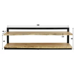 Boomstam Acaciahouten Tv-meubel -BePureHome Verkoop boomstam acaciahouten tv meubel edge giani 04