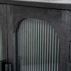 Zwarte Kast Met Ribbelglas -BePureHome Verkoop by boo eden zwarte kast met ribbelglas 06