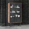 Vitrinekast Teakhout 180x100 Cm 17 Vitrinekast Teakhout 180x100 Cm -BePureHome Verkoop d bodhi odeon teakhouten vitrinekast 180x100 cm 02