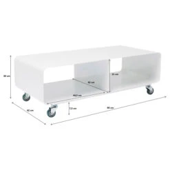 Verrijdbaar Tv Meubel Wit -BePureHome Verkoop design tv meubel mobil wit 01 1