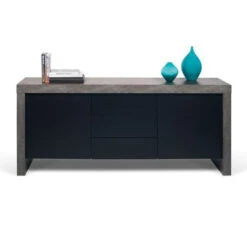 Dressoir Betonlook Met Deuren En Laden -BePureHome Verkoop dressoir betonlook tundo antenor 2d 05 800x800 1