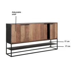 Groot Dressoir Teak Hout -BePureHome Verkoop dtp home cosmo houten dressoir no 04