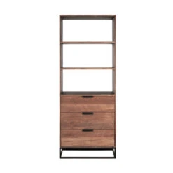 Teak Boekenkast Met Lades 11 Teak Boekenkast Met Lades -BePureHome Verkoop dtp home cosmo teak boekenkast met lades 05