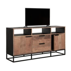 Tv-dressoir Teak Hout -BePureHome Verkoop dtp home cosmo teakhouten tv dressoir 02