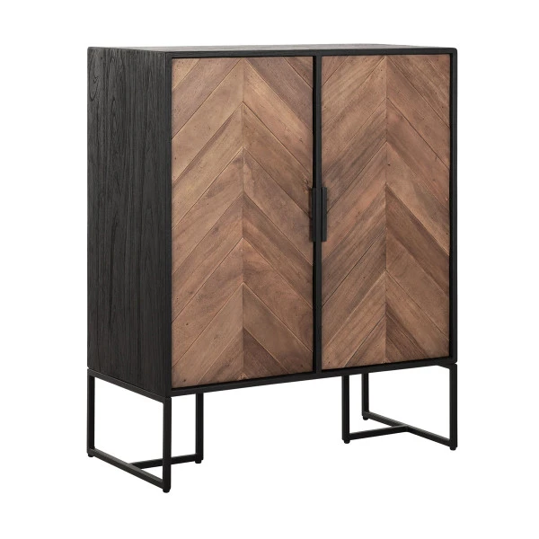 Zwart Dressoir Visgraat Smal - Afbeelding 3