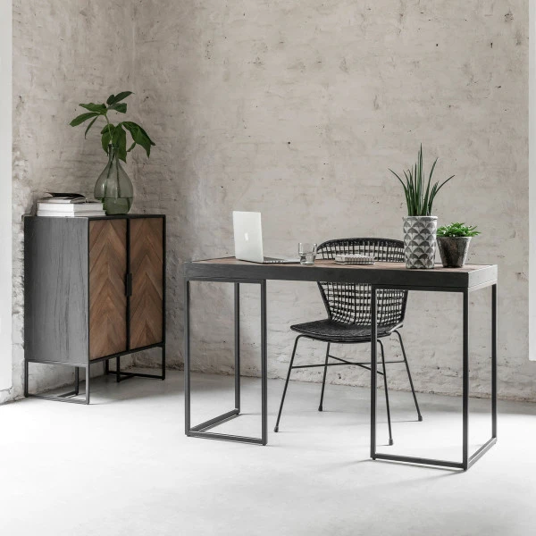 Zwart Dressoir Visgraat Smal - Afbeelding 6