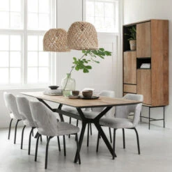 Hoge Teak Kast Met Vakken -BePureHome Verkoop dtp home metropole hoge teak kast met vakken 010