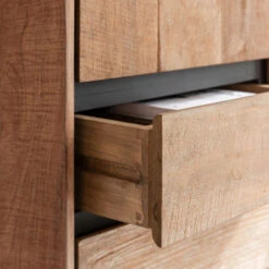 Hoge Wandkast Teakhout -BePureHome Verkoop dtp home metropole hoge wandkast teakhout 05