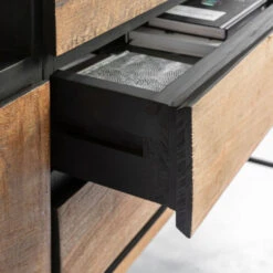 Hoog Dressoir Teak Hout 200 Cm 13 Hoog Dressoir Teak Hout 200 Cm -BePureHome Verkoop dtp home metropole hoog dressoir van teak 200 cm 04