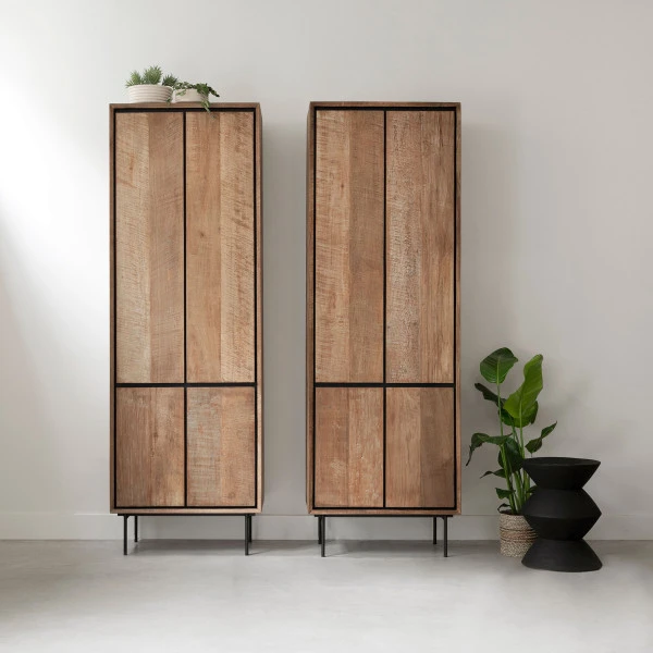 Teakhouten Opberkast 2 Teakhouten Opberkast - Afbeelding 2