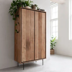 Teakhouten Wandkast -BePureHome Verkoop dtp home metropole teakhouten wandkast 07