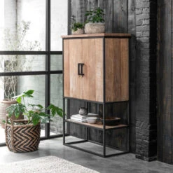 Bergkast Teakhout Small -BePureHome Verkoop dtp home timeless wandkast beam smal 04