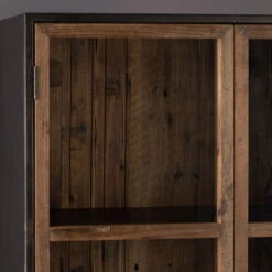 Houten Vitrinekast Industrieel -BePureHome Verkoop dutchbone berlin houten vitrinekast industrieel 06