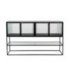 Dressoir Met Ribbel Glas -BePureHome Verkoop dutchbone boli dressoir met ribbelglas 01