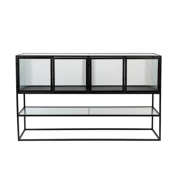 Dressoir Met Ribbel Glas 1 Dressoir Met Ribbel Glas