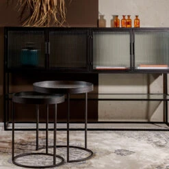 Dressoir Met Ribbel Glas 12 Dressoir Met Ribbel Glas -BePureHome Verkoop dutchbone boli dressoir met ribbelglas 03