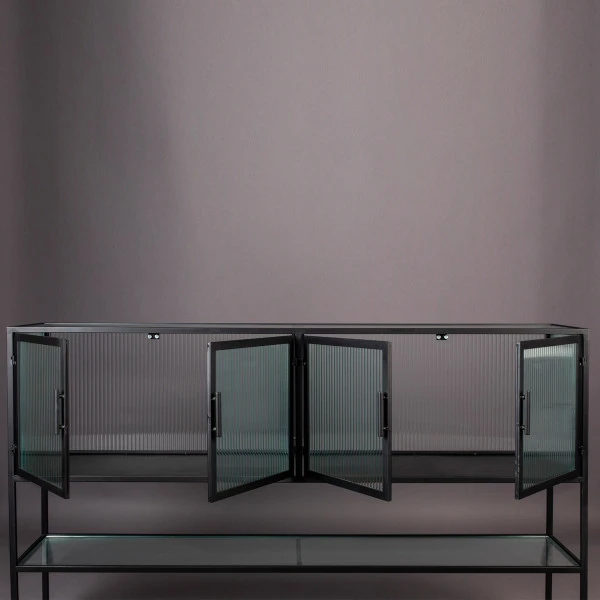 Dressoir Met Ribbel Glas 5 Dressoir Met Ribbel Glas - Afbeelding 5