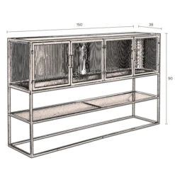 Dressoir Met Ribbel Glas 19 Dressoir Met Ribbel Glas -BePureHome Verkoop dutchbone boli dressoir met ribbelglas 10