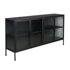 Ribbelglas Dressoir -BePureHome Verkoop dutchbone boli ribbelglas dressoir 3