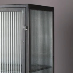 Ribbelglas Vitrinekast -BePureHome Verkoop dutchbone boli ribbelglas vitrinekast 5