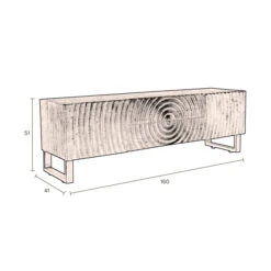 Zwart Tv-meubel Houtsnijwerk -BePureHome Verkoop dutchbone coals zwart tv meubel houtsnijwerk 07