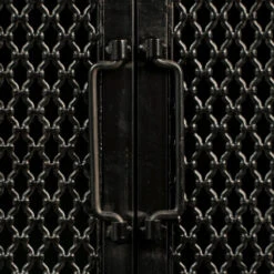 Laag Kastje Zwart Metaal -BePureHome Verkoop dutchbone denver lage zwart metalen wandkast 06