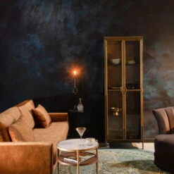 Vitrinekast Antiek Messing -BePureHome Verkoop dutchbone gertlush antiek messing vitrinekast 02