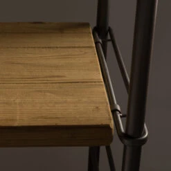 Vurenhouten Open Wandrek -BePureHome Verkoop dutchbone iron vurenhouten open wandrek 02