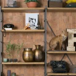 Vurenhouten Open Wandrek -BePureHome Verkoop dutchbone iron vurenhouten open wandrek 09