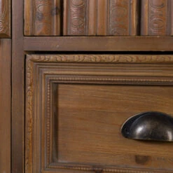 Vintage Wandkast Hout -BePureHome Verkoop dutchbone jove antieklook wandkast vurenhout 05