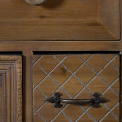 Vintage Wandkast Hout -BePureHome Verkoop dutchbone jove antieklook wandkast vurenhout 06