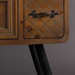 Vintage Wandkast Hout -BePureHome Verkoop dutchbone jove antieklook wandkast vurenhout 08