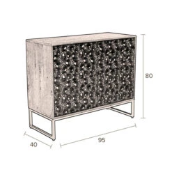 Kleurrijk Dressoir Mangohout -BePureHome Verkoop dutchbone meena kleurrijk dressoir mangohout 14