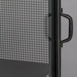 Vitrinekast Ovaal Zwart Staal -BePureHome Verkoop dutchbone oval ovale vitrine zwart metaal 06