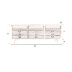 Tv-meubel Staal En Hout -BePureHome Verkoop dutchbone sol tv meubel metaal en hout 07