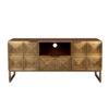 Tv-meubel Mangohout Goud -BePureHome Verkoop dutchbone volan mangohouten dressoir met goud 2