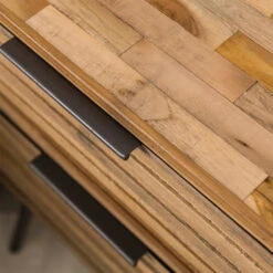 Eigentijds Nachtkastje Teakhout -BePureHome Verkoop eigentijds nachtkastje teakhout teca strip giani 03